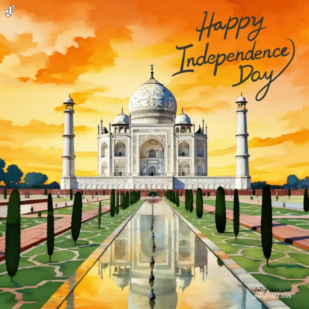 15 august images independence day poster taj mahal