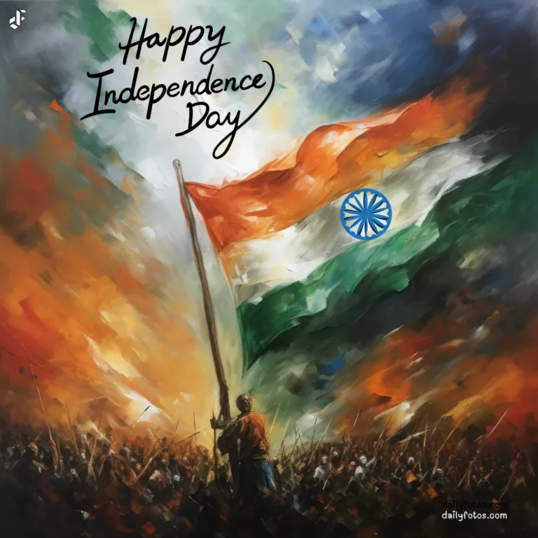 digital art of indian flag independence day pic Independence Day Poster