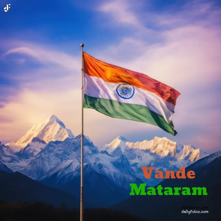 happy independence day image 15 august photo indian flag himalayas vande matram