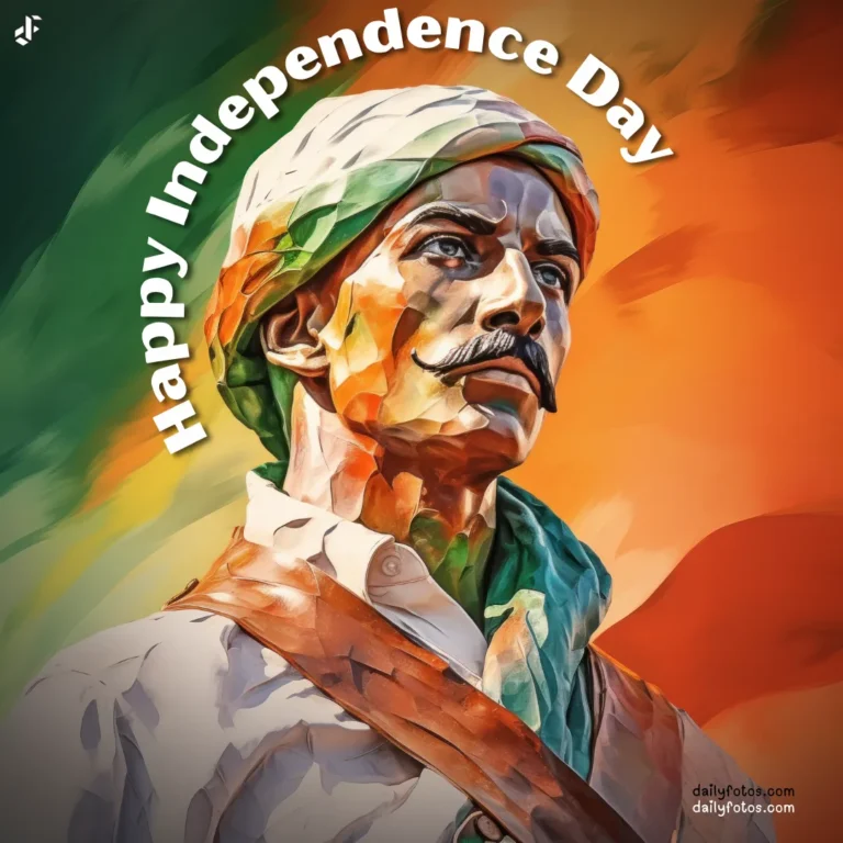happy independence day image of a farmer full HD 15 August Background