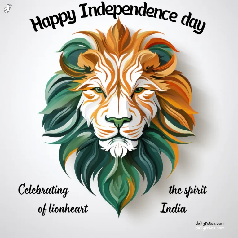 independence day poster of lion tricolor independence day pic independence day dp