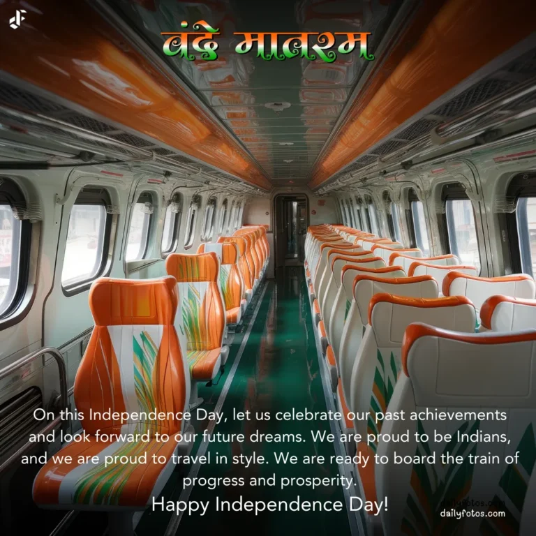 indian train with indian flag colors happy independence day image whatsapp dp