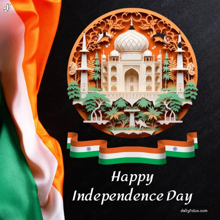 taj mahal paper quilling art 15 august image independence day poster for whatsapp dp