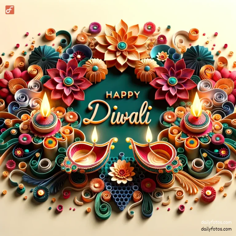3d diwali diyas and flowers art diwali image happy diwali 3d text diwali background hd