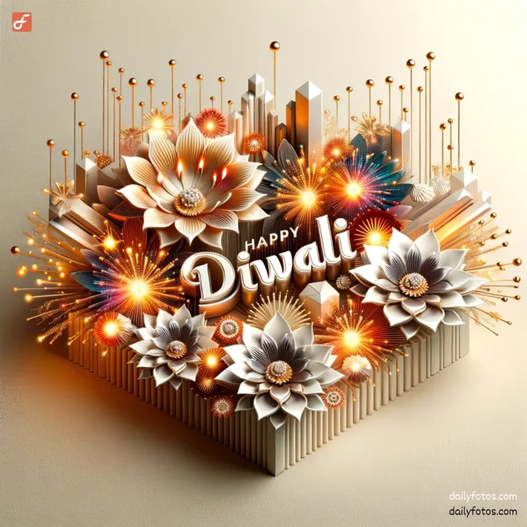 3d lotus and lights diwali image for whatsapp happy diwali text in 3d diwali background hd