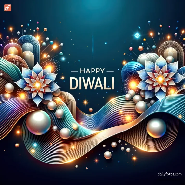 3d pearls and flowers ai art happy diwali wish diwali festival image diwali background