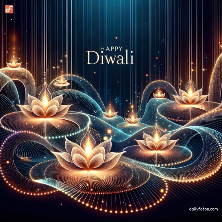abstract lotus shape diya diwali image hd happy diwali status