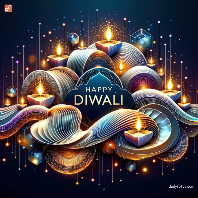 abstract unique ai generated diwali background happy diwali wishes in English