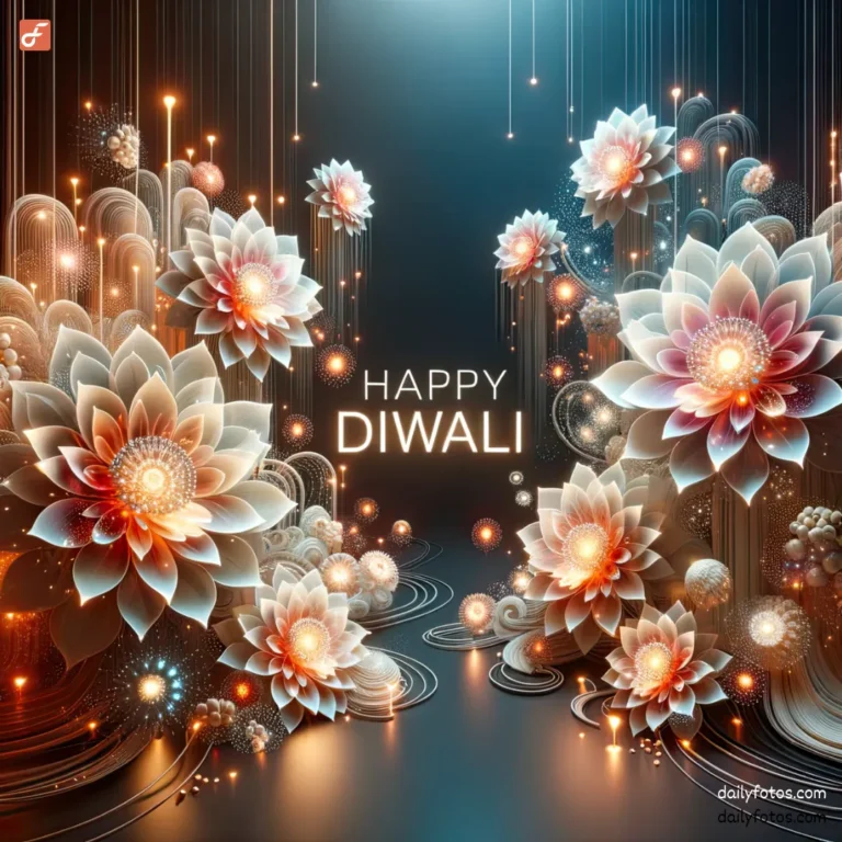 ai art concept 3d flower decoration for diwali best diwali message for whatsapp