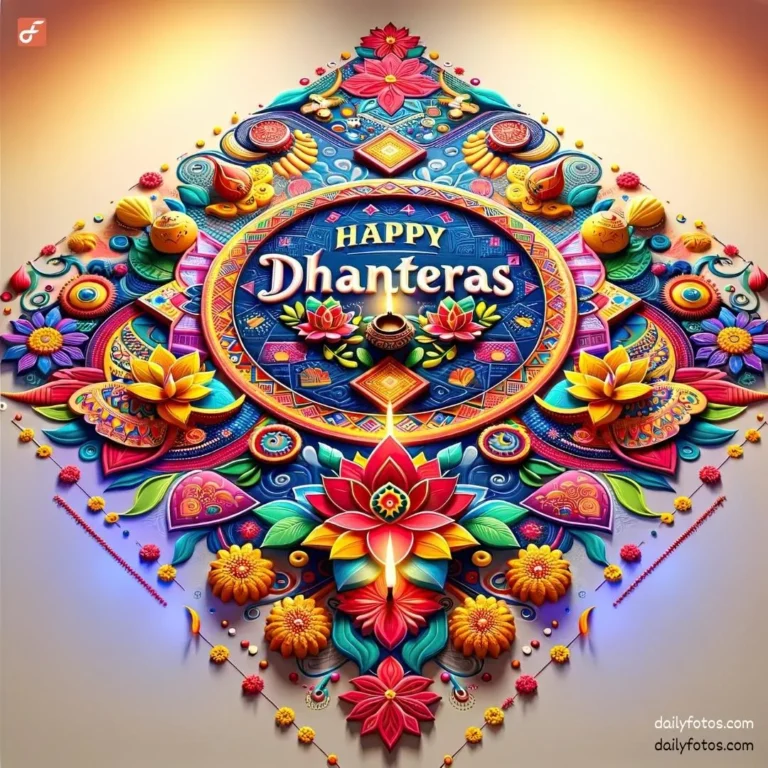 beautiful dhanteras rangoli HD image and Dhanteras Images