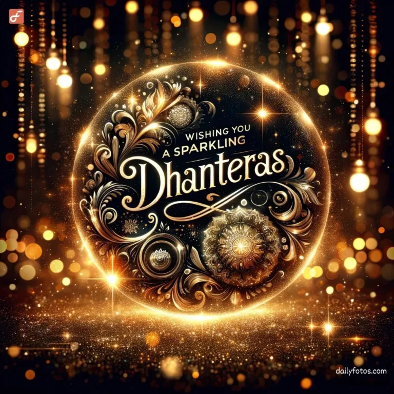 creative dhanteras wishes sparkling dhanteras image