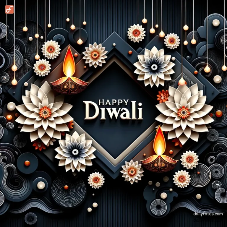diwali ai art diya and flowers happy diwali 3d text diwali wallpaper hd download