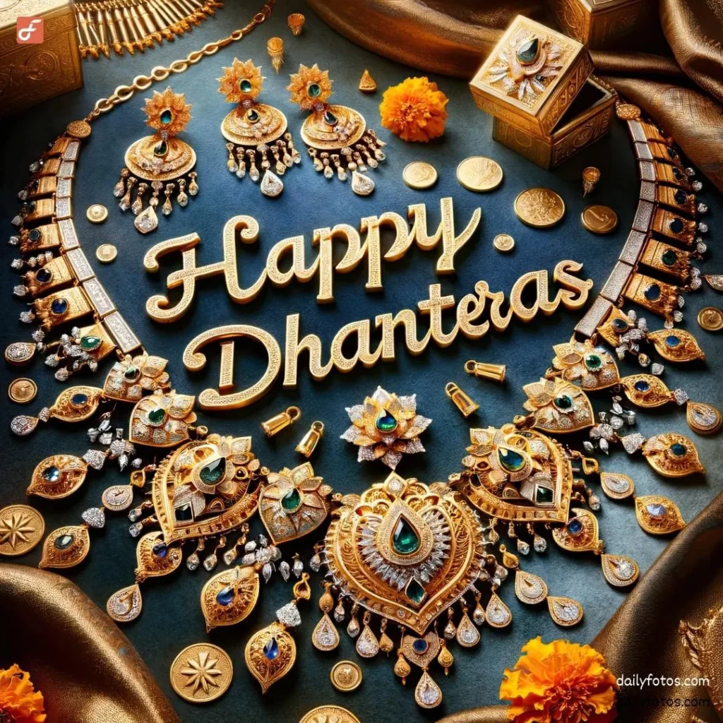 gold jewellery happy dhanteras image in hd