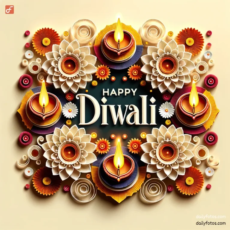 unique 3d flowers and diya art diwali image best diwali wishes in hd for whatsapp